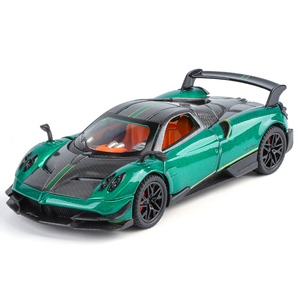 Coche de Juguete de Carreras en Miniatura de Metal Fundido a Presión Hua-<span class=keywords><strong>Yra</strong></span> BC 1/32, Modelo con Sonido y Luz, Blanco, para Edades de 5 a 13 Años, Regalo de Colección - Product Image 2