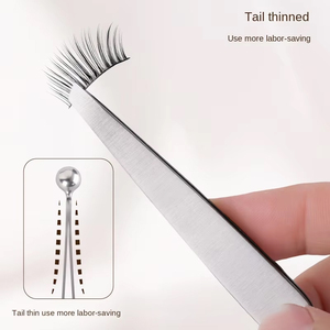 <span class=keywords><strong>Pince</strong></span> à sourcils et <span class=keywords><strong>pince</strong></span> à cils avec embout incliné - Design moderne, fin et sans couture - Product Image 3