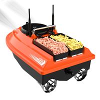 Flytec Nouveau V066 12V Moteur sans balais Puissance 20 km/h Haute vitesse Portée 1000 m Charge utile 3 kg Bateau télécommandé pour la pêche à la traîne, la pêche à la carpe et la pêche en mer