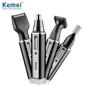 Kemei KM-6630 <b>Electric</b> Nose Hair Trimmer 4-in-1 Rechargeable Multifunctional Shaver <b>Kit</b> for Cross-Border Business Gifts - Product Image 5