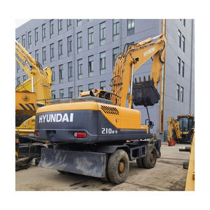 Original Japón Hyundai 210w 9 excavadora usada 21ton Hyundai 210w 9 excavadora de ruedas usada para la venta - Product Image 1