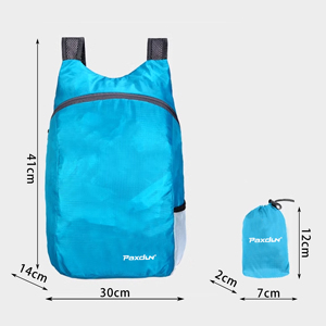 Sac à dos de randonnée pliable léger et compact au design simple, idéal pour les voyages - Product Image 2