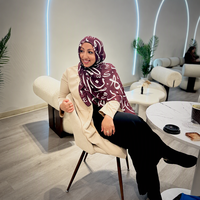 Fabricants de hijabs en Chine, hijab châle en modal à imprimé cerf, ourlet bébé, pour femmes musulmanes, nouvelle collection classique, OEM
