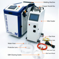 Soudeuse laser à fibre portative haute puissance 3000W avec refroidissement par eau