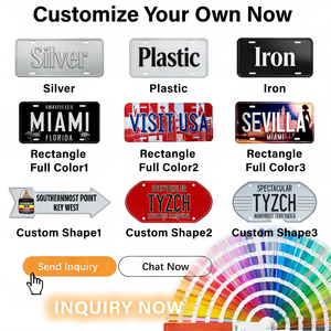 Placa de Matrícula Personalizada de Aluminio de <span class=keywords><strong>Alaska</strong></span>, la Última Frontiera, con Diseño de Ancla para el Mercado Estadounidense - Product Image 6