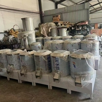 Mélangeur de poudre électrique en acier inoxydable, machine à mélanger la farine automatique de grande capacité pour équipement de mélange de poudre