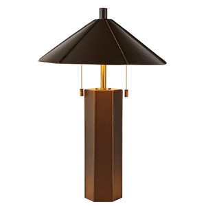 Lampe de bureau Art Déco moderne à base en bronze et marbre, forme arquée |   Éclairage Sculptural Biologique pour Hall d'Hôtel et Espaces de Travail Haut de Gamme - Product Image 4