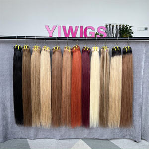 Cheveux Vietnamien Bruts Color Hair Bundles Vendedores 9a-10a 12a Cabello virgen Doble dibujado Negro Marrón Rubio Rojo Tejido de cabello humano - Product Image 1