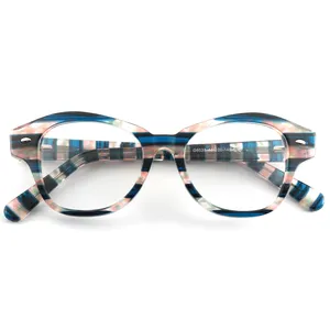 G6031卸売2023 neweデザイン眼鏡フレーム男性女性ファッショナブル厚く手作りアセテート眼鏡光学眼鏡フレーム