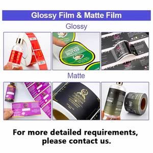Étiquette thermorétractable personnalisée résistante à la chaleur et imperméable pour l'emballage des produits de la mer, en papier synthétique rectangulaire, impression offset, code-barres - Product Image 6