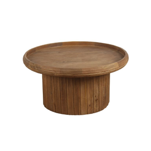 Mesa de centro ecológica de madera de mango macizo hecha a mano, almacenamiento de acabado Natural, muebles convertibles de construcción resistente para sala de estar - Product Image 3