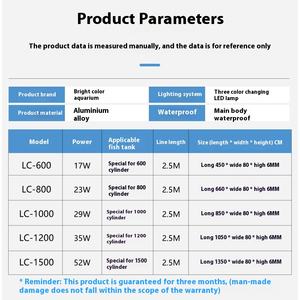<span class=keywords><strong>Petite</strong></span> <span class=keywords><strong>lampe</strong></span> <span class=keywords><strong>LED</strong></span> <span class=keywords><strong>pour</strong></span> <span class=keywords><strong>aquarium</strong></span> - Accessoire d'<span class=keywords><strong>aquarium</strong></span> écologique <span class=keywords><strong>pour</strong></span> salon - Construction en métal 17W - Product Image 3