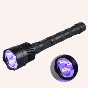 سوبر المنزلية لمسافات طويلة 3 Led الأشعة فوق البنفسجية مصباح يدوي الأشعة فوق البنفسجية Blacklight 395NM كشاف UV