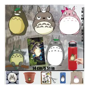 Chất lượng cao Rỗng ra thiết kế nước bằng chứng và UV kháng bền UV chuyển Stickers cho Anime Totoro noface người đàn ông