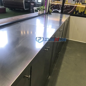 High Quality Stainless Steel Electric Food Trailer Food Truck Customized Color Ftill <b>Fryer</b> Double Sink Hot Dog/Ice Cream - Product Image 2