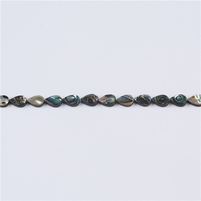 8*12mm Natural  Abalone Paua Shell Drop Shape for Diy  Home Making