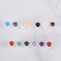 Rouleau de jade en pierre précieuse naturelle de 13 mm, 16 mm, 18 mm pour bouteille roll-on d'huiles essentielles