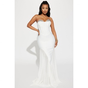 Nouveau design, corset taille haute de qualité supérieure, fermeture éclair dissimulée au dos, sans manches, mini, pour femme, décontracté, sexy, élégant, lavable - Product Image 2