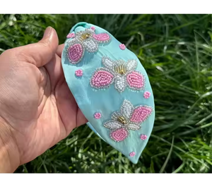 Diadema con cuentas Nuevo 2025 Venta caliente Colección de diadema Accesorios para el cabello hechos a mano indios Diadema con cuentas de corazón de San Valentín - Product Image 1