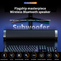 Speaker Desktop A500 tanpa kabel, speaker subwoofer BT 5.1, kain jala segitiga panjang, hadiah Natal, speaker komputer dan game