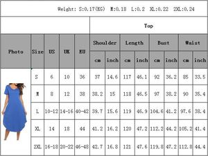 Pyjama d'été en coton à manches courtes avec poche, coupe <span class=keywords><strong>longue</strong></span> et ample, style <span class=keywords><strong>robe</strong></span> trapèze, confortable, peut être porté à l'extérieur - Product Image 6