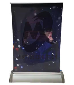 Desktop A3 A4 Aluminium Roll-up Ausziehbarer Bannerständer Tragbar Leichtgewichtig Tischaufsteller für Werbeaktionen - Product Image 1