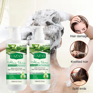 Shampoo et revitalisant éclaircissant à l'aloe vera, label privé, <span class=keywords><strong>cheveux</strong></span> noirs, antipelliculaire et anti-<span class=keywords><strong>démangeaisons</strong></span>, croissance des <span class=keywords><strong>cheveux</strong></span>, organique, clair - Product Image 2