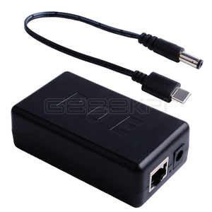 Gigabit Raspberry Pi 4B Active Splitter <b>USB</b> Type C 48V to 5V <b>Power</b> Over Ethernet <b>Cable</b> PoE Switch for IEEE 802.3at PoE+ G856 - Product Image 1