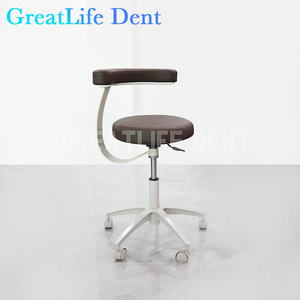 Greatlife Dent 360 °   Taburete Giratorio para Dentista con Reposabrazos, Silla de Clínica Dental con Altura Ajustable - Product Image 2