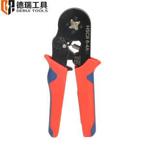 เครื่องมือเดอรุย Hsc8 6-4A คีมย้ำหัวต่อแบบท่อ สำหรับสายไฟขนาด 23 AWG สำหรับงานอุตสาหกรรม - Product Image 1