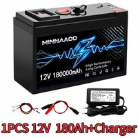 12v 50ah 100 आह 200ah जीवन 4 गहरे चक्र की लिथियम बैटरी रिचार्जेबल सौर बैटरी पैक