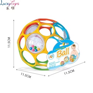 Hochet sensoriel pour bébé, boule sonore à agiter facile à saisir, en plastique, avec son - Product Image 6