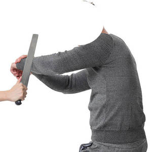 SONICE niveau 5 vêtements de sécurité anti-coupure HPPE tricoté respirant manipulation du corps porter chemise résistante aux coupures anti-crevaison - Product Image 2