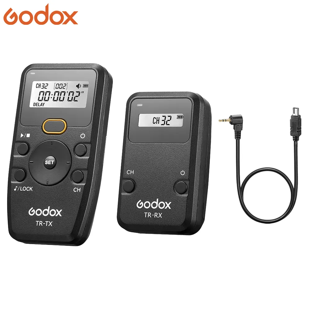 Godox TR-N3 Serie Hoge Prestaties 2.4Ghz Draadloze Timer Afstandsbediening Voor Camera Fotografie Nikon D750 D610 D600 D7500 D7100