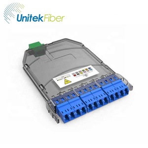 عالية الكثافة 1U 144c لوحة تصحيح الألياف MTP MPO الألياف البصرية توزيع الإطار 96C odf الألياف كابل بصري محطة مربع - Product Image 2