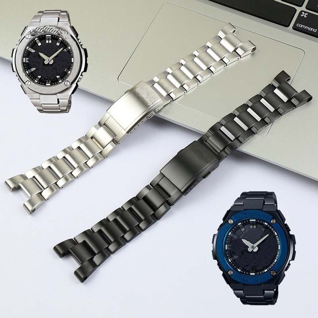 Top Quality 26MM Metal Case Stainless Steel Strap Watch Band for Gst-300 Watch Band