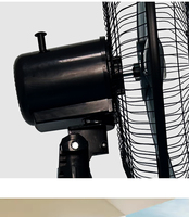 Ventilateur de table oscillant de 16 pouces à 3 vitesses et à faible bruit Ventilateur de bureau à économie d'énergie silencieux