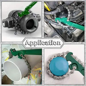 Llave de Cadena de 9 Pulgadas, Herramienta Multiusos para Desmontar Cajas de Motor y Filtros de Combustible - Product Image 6