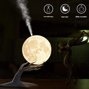 Nuovo olio essenziale fresco nebbia Aroma di vapore diffusore fragranza portatile <span class=keywords><strong>umidificatore</strong></span> d'aria 880ML lampada luna <span class=keywords><strong>umidificatore</strong></span> <span class=keywords><strong>per</strong></span> l'home Office - Product Image 3