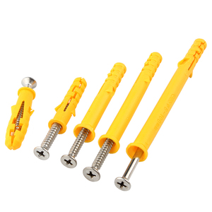 Vàng nhựa tường mở rộng cắm và vít loại thiết lập 6/8/10mm Nylon tường Neo với vít tự khai thác - Product Image 3
