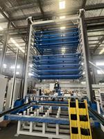 Système de stockage automatique de plaques métalliques haute capacité, rayonnage intelligent pour tôles avec accès par manipulateur