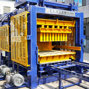 QT15-15 tự động áp lực thủy lực khối bê tông Máy làm gạch xi măng dây chuyền sản xuất với <span class=keywords><strong>Cutter</strong></span> & Splitter - Product Image 5