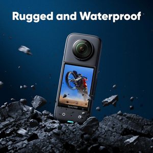 Action Camera impermeabile Insta360 X3 con 1/2 "48MP sensori 5.7K 360 attivo Video 72MP 360 <span class=keywords><strong>foto</strong></span> 4K obiettivo singolo 60fps - Product Image 2