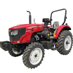 Nuevo Tractor Agrícola Rojo 804 de Cuatro Ruedas con Tracción en las Cuatro Ruedas, Maquinaria Multifuncional para Labranza Rotativa y Siembra - Product Image 5