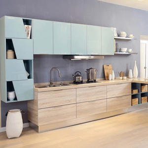 Ensemble complet de mini armoires de cuisine standard en bois modernes avec prix de vente directe en usine - Product Image 5