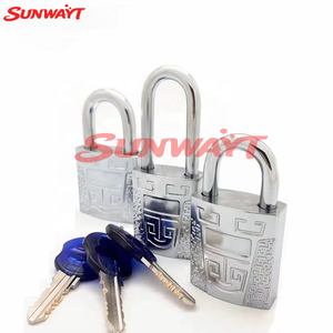 Candados de Aleación de Zinc Plateados de 40mm/50mm/60mm con Llave, Candado de Seguridad para Máquinas de Juegos Arcade - Product Image 2