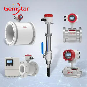 Débitmètre électromagnétique intelligent numérique à impulsions RS485 4-20mA pour l'industrie chimique, revêtement PTFE, acier inoxydable SS316L, résistant aux acides et aux alcalis, à bride - Product Image 3