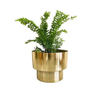 Macetas de Metal modernas de alta calidad, maceta con soporte colorido para jardín y uso al aire libre, decoración de lujo para el hogar - Product Image 1