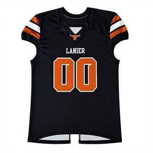 Premium Custom Football Jersey OEM Polyester <b>Mesh</b> Team Sportswear Anti-Bacterial Breathable Performance Fabric <b>Short</b> Sleeve - Product Image 1