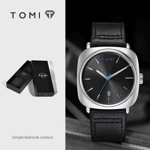 นาฬิกาควอตซ์ผู้ชาย <span class=keywords><strong>TOMI</strong></span> T084 ดีไซน์เรียบหรู พร้อมปฏิทิน ตัวเรือนโลหะผสม สายหนัง นาฬิกาข้อมือสำหรับธุรกิจ <span class=keywords><strong>ราคา</strong></span>โรงงาน - Product Image 6